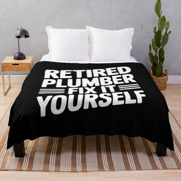 Item preview, Retired Plumber Fix it Yourself designed and sold by Frank Ring.