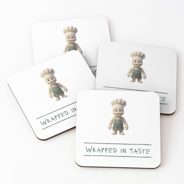 Item preview, Mummy Chef Wrapped In Taste Cute 3D Egyptian Character designed and sold by SpoonLogiq.