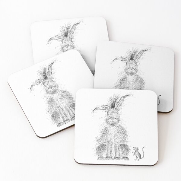 Item preview, Cute Hare having a ´bad hare´ day designed and sold by Nikki Attree.