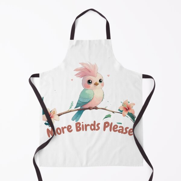 Item preview, More Birds Please – Funny Bird Lover Cute Exotic Birds Gift Idea designed and sold by Max Store.