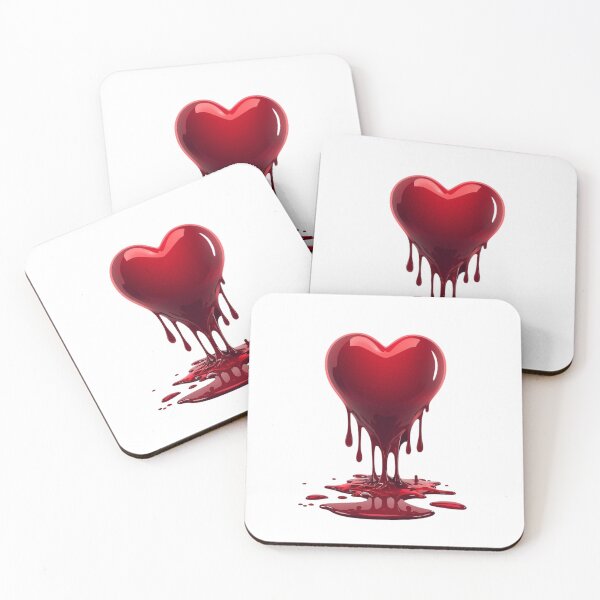Item preview, Melting Blood Heart - Molten Love Is Poison Aesthetic designed and sold by LoveIsPoison.