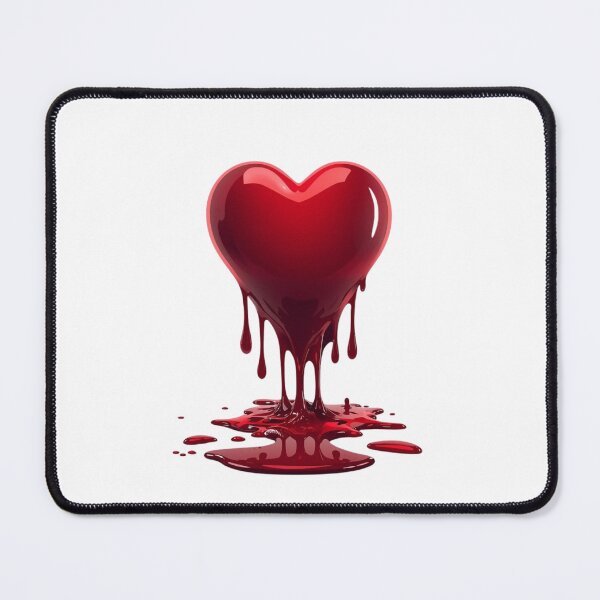 Item preview, Melting Blood Heart - Molten Love Is Poison Aesthetic designed and sold by LoveIsPoison.