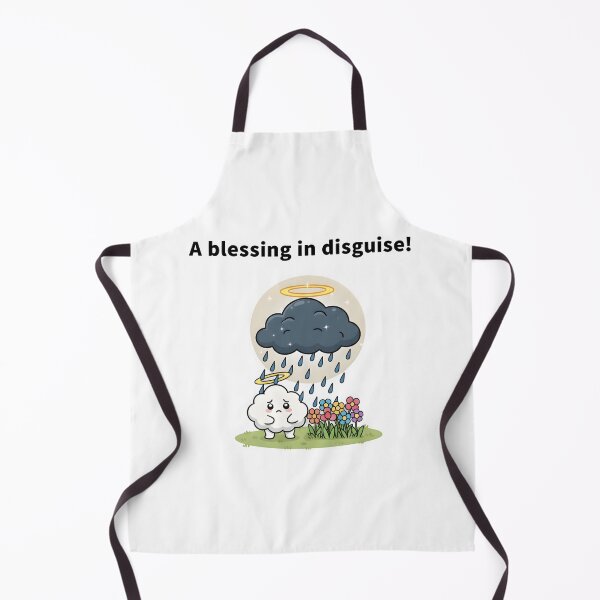 Item preview, A Blessing in Disguise Funny Cloud Angel Quote Design. designed and sold by The-T-In-Retro.