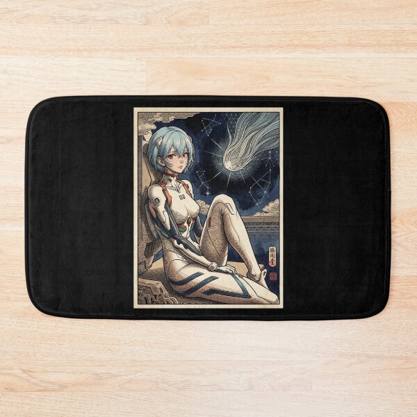 Item preview, Vintage Style Rei Ayanami designed and sold by MadShroomPrints.