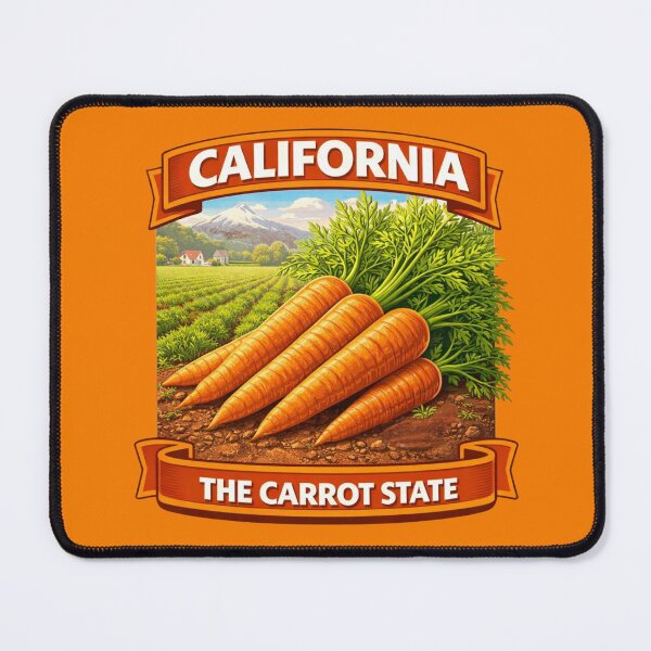 Item preview, California - The USA Carrot State designed and sold by Myra365Art.