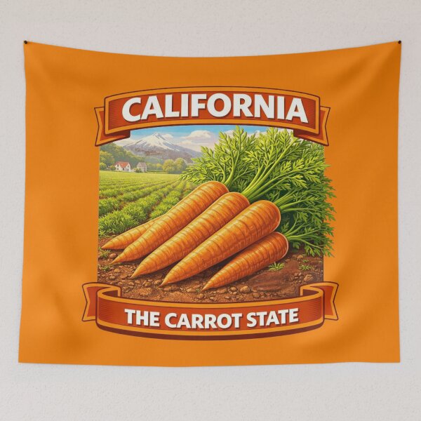 Item preview, California - The USA Carrot State designed and sold by Myra365Art.