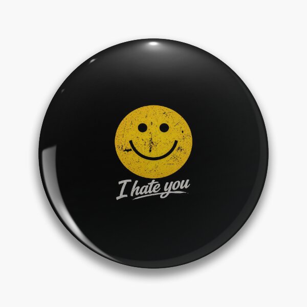 Item preview, I Hate You - Smiley Face designed and sold by civomgon.