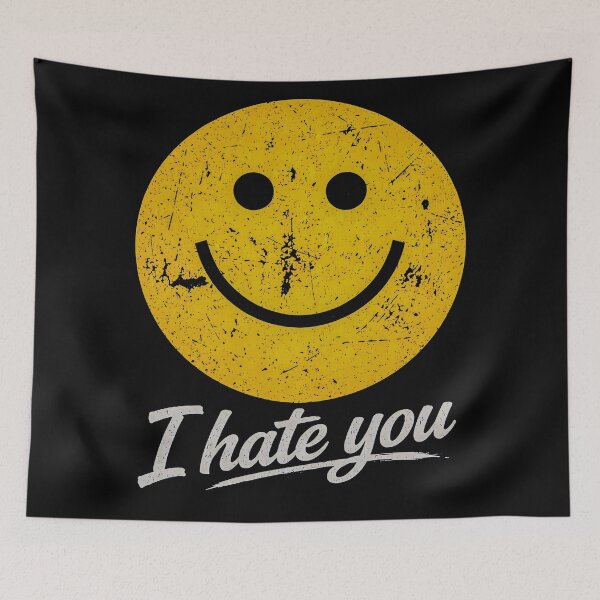 Item preview, I Hate You - Smiley Face designed and sold by civomgon.