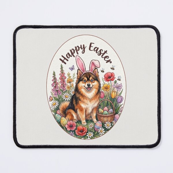 Item preview, Funny Pomsky Happy Easter Egg Bunny Mom Dad Kids designed and sold by FurryHavenPH.