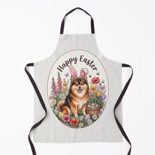 Item preview, Funny Pomsky Happy Easter Egg Bunny Mom Dad Kids designed and sold by FurryHavenPH.