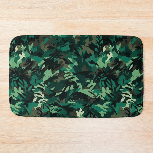 Item preview, Forest Emerald Jungle Camouflage Seamless Pattern designed and sold by pinkal.
