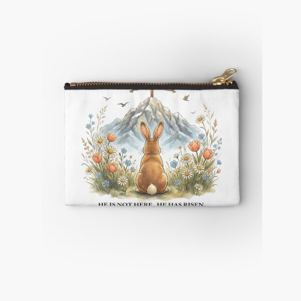 Item preview, He Is Not Here He Has Risen Christian Easter Bunny Cross Faith Design designed and sold by RuperDelois.