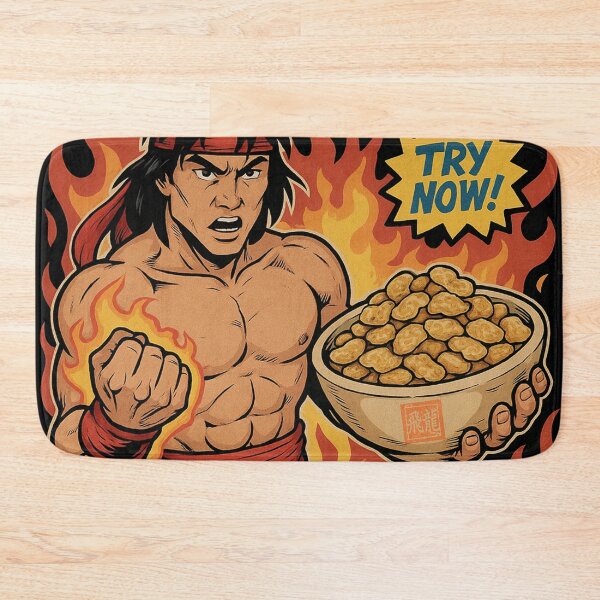 Item preview, Mortal Kombat Liu Kang Funny Cereal Flakes designed and sold by Fei Long Design Hub.