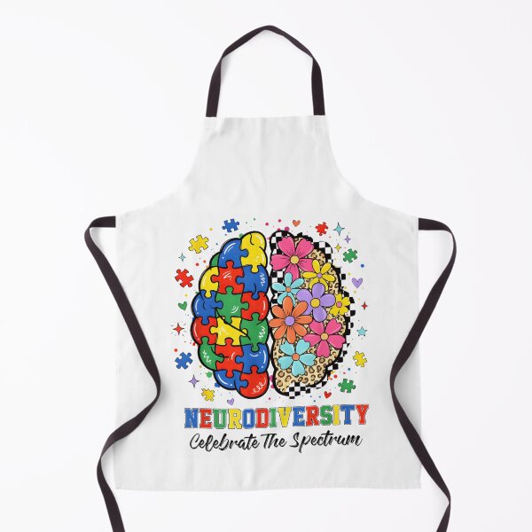 Item preview, Neurodiversity Celebrate The Spectrum Autism Awareness Puzzle Brain Design designed and sold by RuperDelois.