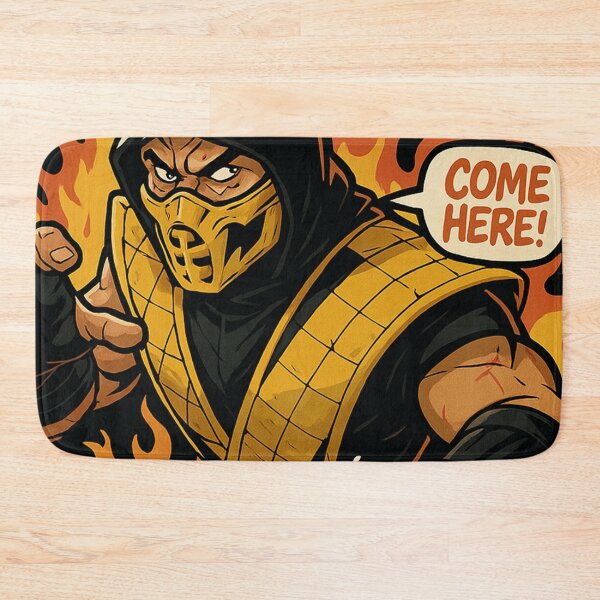 Item preview, Mortal Kombat Scorpion Cereal Flakes designed and sold by Fei Long Design Hub.