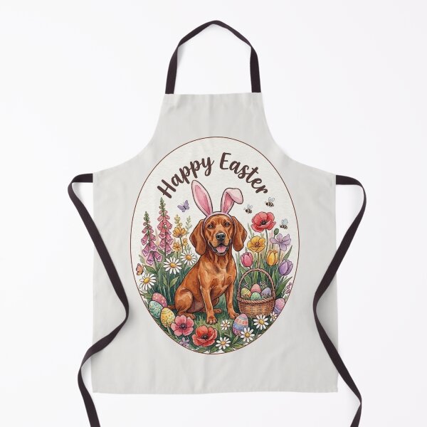 Item preview, Funny Redbone Coonhound Happy Easter Egg Bunny Mom Dad Kids designed and sold by FurryHavenPH.