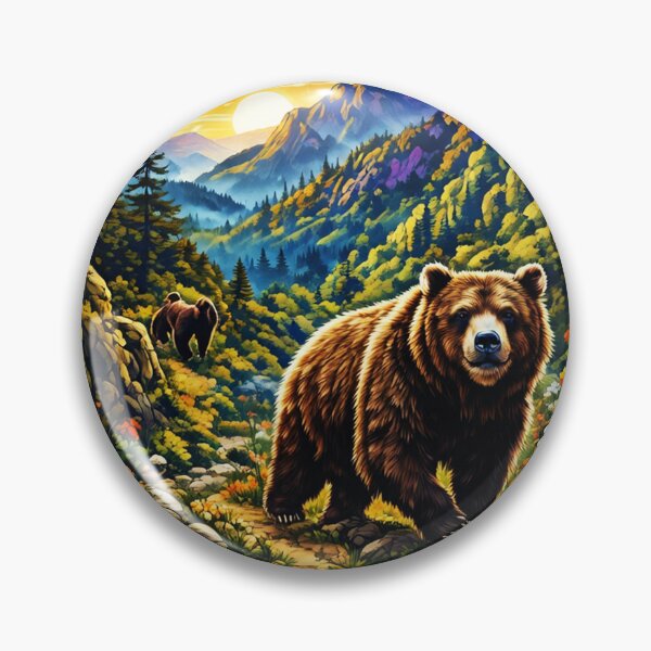 Item preview, Vintage Topanga Canyon Bear Family 90290 Bohemian Boho Nature Aesthetic designed and sold by CallDesign.
