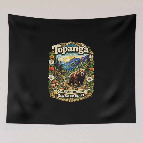 Item preview, Vintage Topanga Canyon Bear Family 90290 Bohemian Boho Nature Aesthetic designed and sold by CallDesign.