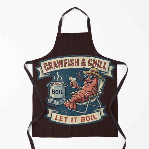 Item preview, Crawfish & Chill, let it boil designed and sold by Bayou Boogalee Outfitters.