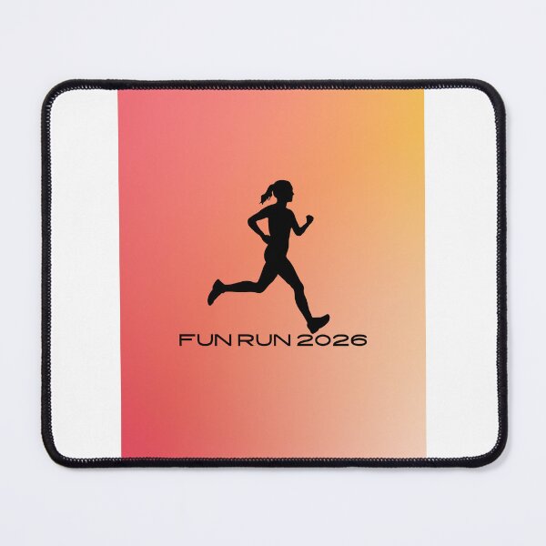 Item preview, Fun Run 2026 Retro Gradient Typography designed and sold by lalit0767.
