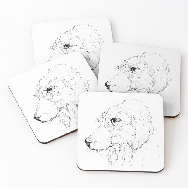 Item preview, Border Collie Dog Drawing | Border Collie Dog Lover Gift | Intelligent Dog Line Art Print designed and sold by ArtofDogsbySeb.