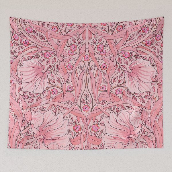 Item preview, William Morris Pimpernel Pink designed and sold by maniacfitness.