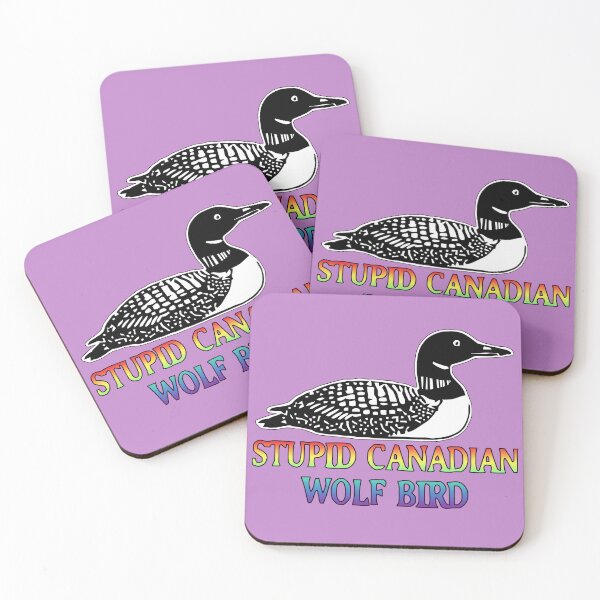 Item preview, Stupid Canadian Wolf Bird designed and sold by Angry Swan Designs.