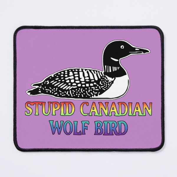 Item preview, Stupid Canadian Wolf Bird designed and sold by Angry Swan Designs.