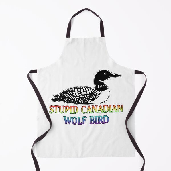 Item preview, Stupid Canadian Wolf Bird designed and sold by Angry Swan Designs.