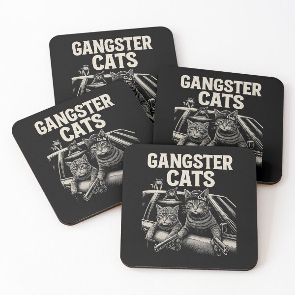 Item preview, Ganster Cats designed and sold by civomgon.