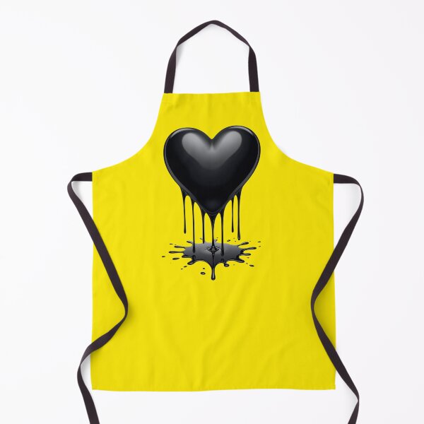 Item preview, Liquid Metal Melting Black Heart - Gothic Streetwear Aesthetic designed and sold by LoveIsPoison.
