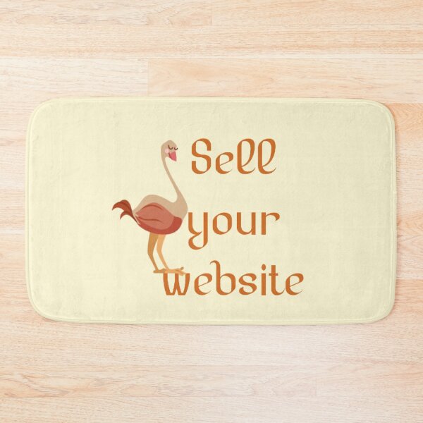 Item preview, Cute Flamingo "Sell Your Website" - Trendy Tech & Web Flipping Design designed and sold by Yasmine Mohammed.