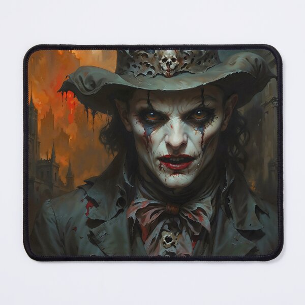 Item preview, Dark Joker in Top Hat Gothic Portrait designed and sold by DarkHolyQueen.