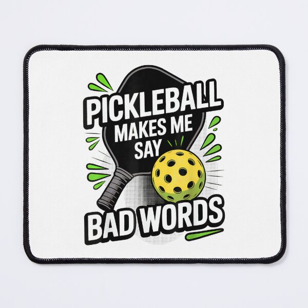 Item preview, Funny Pickleball Makes Me Say Bad Words Men Women Player designed and sold by wardpowerslamon.