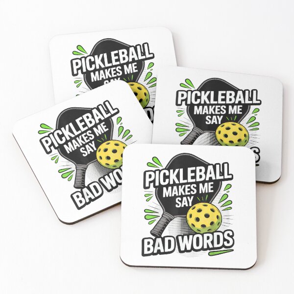 Item preview, Funny Pickleball Makes Me Say Bad Words Men Women Player designed and sold by wardpowerslamon.