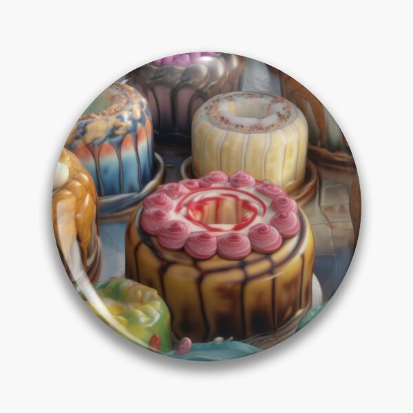 Item preview, Artisanal Glazed Confectionery Cake Feast Pattern designed and sold by pinkal.