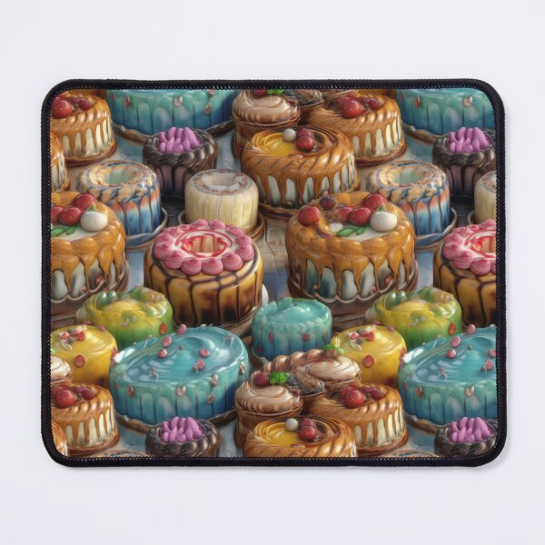 Item preview, Artisanal Glazed Confectionery Cake Feast Pattern designed and sold by pinkal.