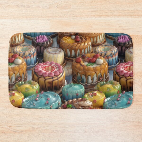 Item preview, Artisanal Glazed Confectionery Cake Feast Pattern designed and sold by pinkal.