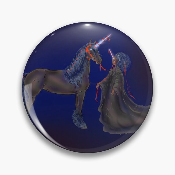 Item preview, Red String of Fate Unicorn Art designed and sold by emo horse.