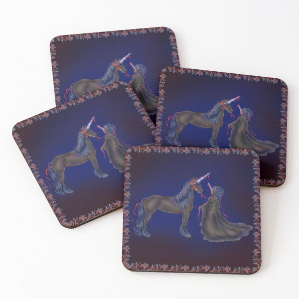 Item preview, Red String of Fate Unicorn Art designed and sold by emo horse.