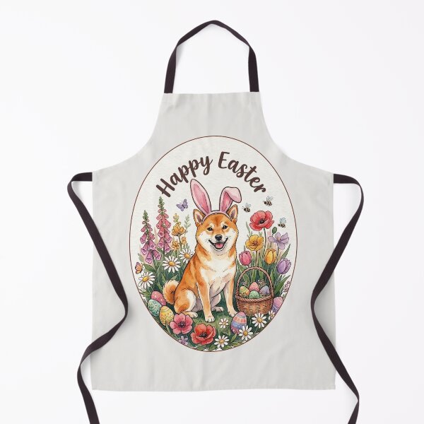 Item preview, Funny Shiba Inu Happy Easter Egg Bunny Mom Dad Kids designed and sold by FurryHavenPH.