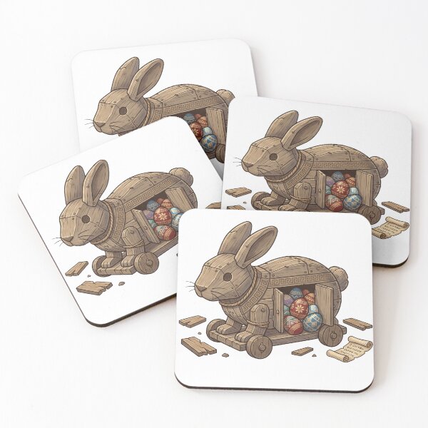 Item preview, Trojan Rabbit Easter Surprise - Funny Greek Mythology designed and sold by MythoWorldddd.