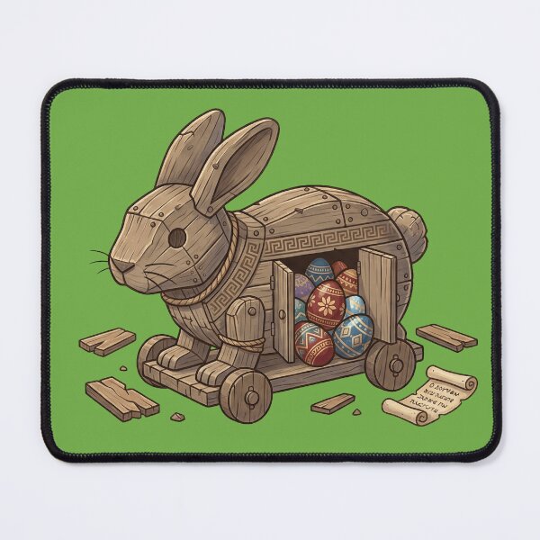 Item preview, Trojan Rabbit Easter Surprise - Funny Greek Mythology designed and sold by MythoWorldddd.