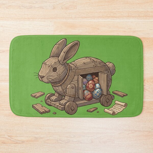 Item preview, Trojan Rabbit Easter Surprise - Funny Greek Mythology designed and sold by MythoWorldddd.