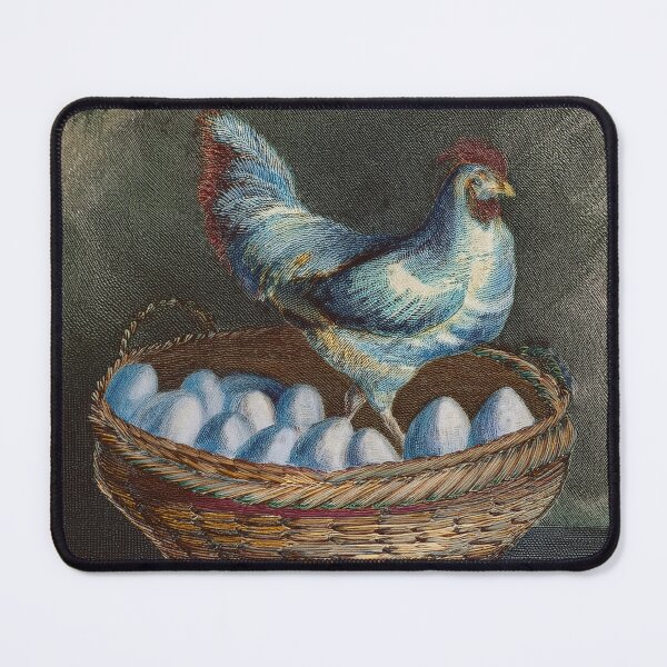 Item preview, Vintage Victorian Style Hen Illustration with Golden Eggs designed and sold by VISO-art.