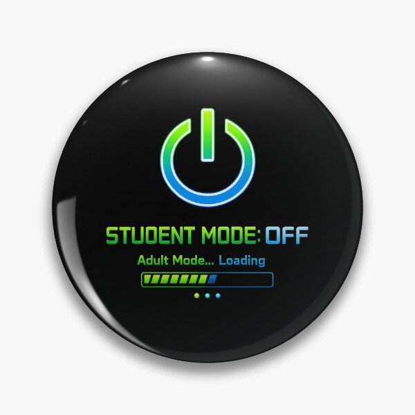 Item preview, Programmer Graduation Student Mode Off Funny Coder Gift designed and sold by Fanverse Merchandise.