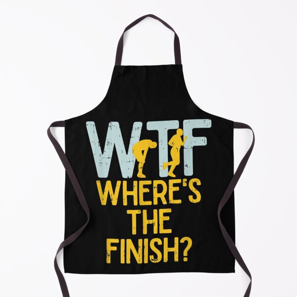 Item preview, WTF Wheres The Finish Funny Running Marathon Athlete Jogging Cardio Workout Humor designed and sold by ToyaVitoricu.