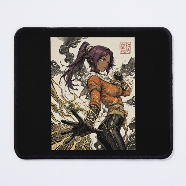 Item preview, Vintage Style Yoruichi designed and sold by MadShroomPrints.