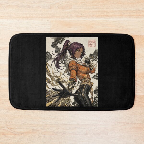Item preview, Vintage Style Yoruichi designed and sold by MadShroomPrints.