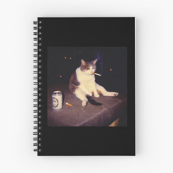 Item preview, Funny Smoking Cat Meme Cigarette Cat Gen Z Joke Stupid Brainrot Cat Lover Funny Kitty Cool Cat Beer Drink designed and sold by modoodles357.